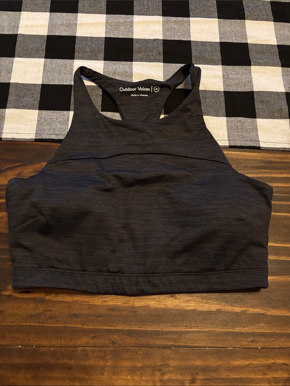 Outdoor Voices longline fitness bra medium